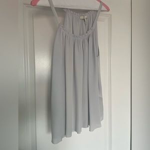 Joie Silk Blouse - baby blue almost white